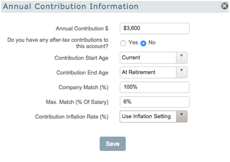 Contributions Before