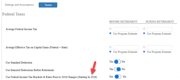 2026 Federal Tax Brackets Changing