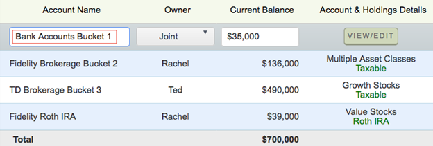 Rename Investment Accounts In WealthTrace